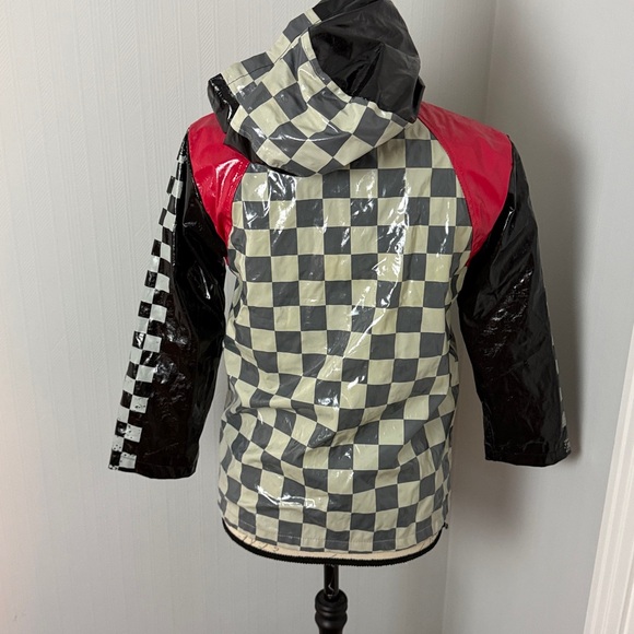 Disney Pixar Cars boys' Lightning McQueen waterproof rain slicker size 7/8 - Picture 4 of 7